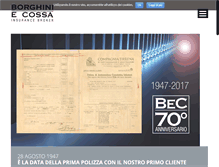 Tablet Screenshot of borghiniecossa.it